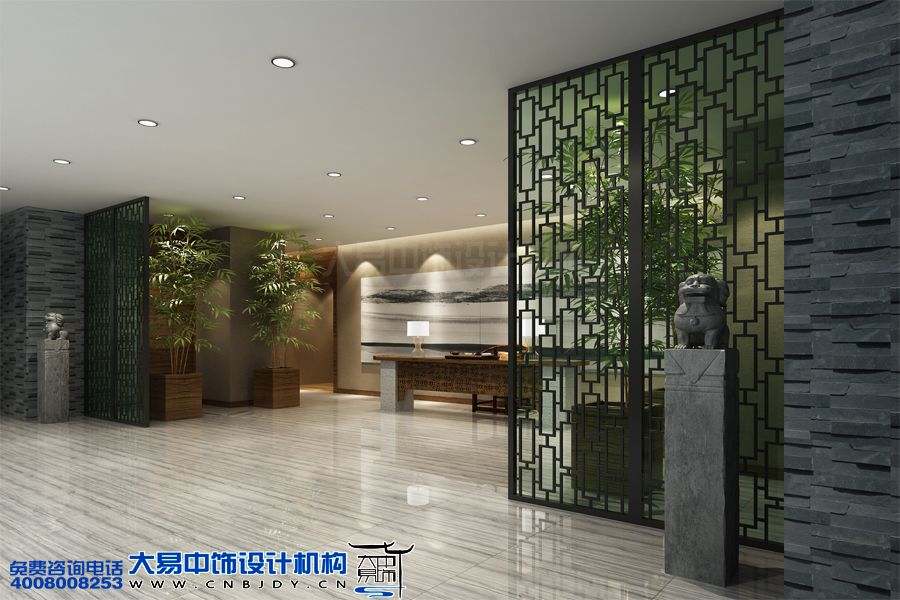 北京國際酒店新中式裝修風格設(shè)計古今藝術(shù)文化的碰撞