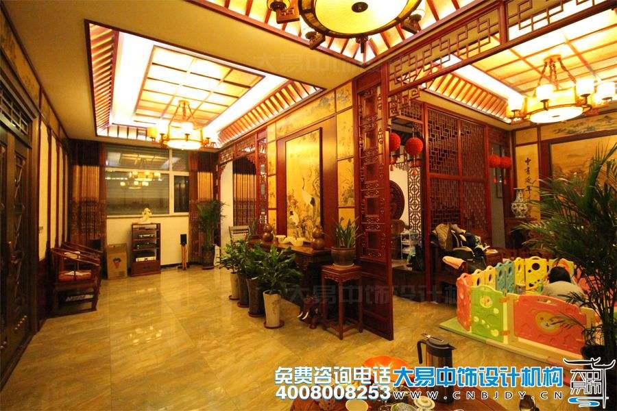 別墅裝修施工圖,中式裝修施工圖