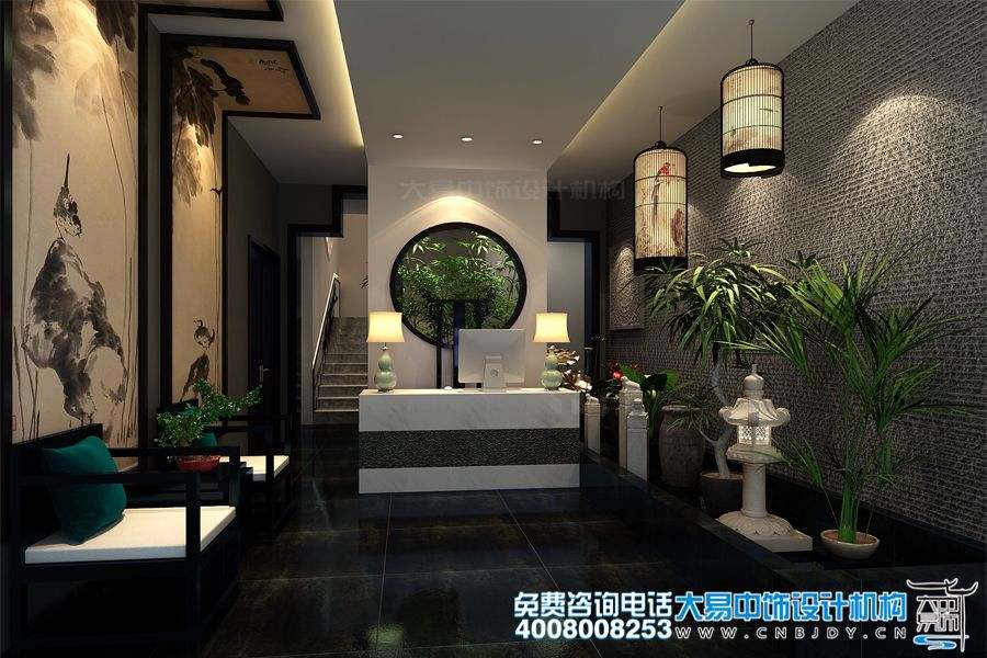 酒店中式大堂設(shè)計