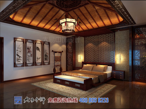 黑龍江哈爾濱280平米中式復(fù)式樓裝飾效果圖