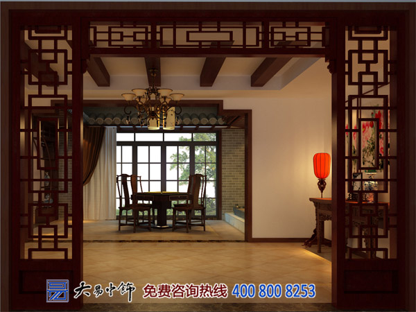 古典中式設(shè)計(jì)茶樓以純色醇香設(shè)計(jì)為元素構(gòu)建