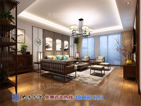 香頌復式家居新中式設計 開啟現代生活詩意篇章