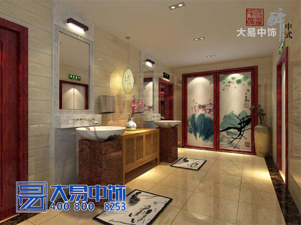 上海現(xiàn)代新中式會所裝修效果圖