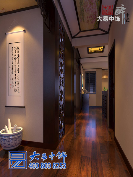 西安550平米別墅中式裝修 開(kāi)啟復(fù)古典雅精致生活