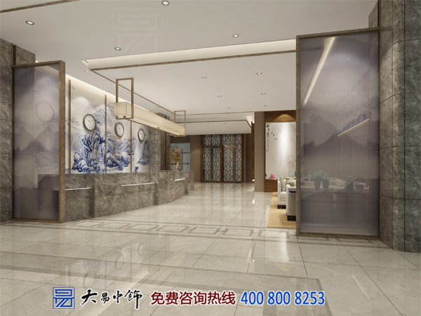 北京國際酒店新中式裝修風格設(shè)計古今藝術(shù)文化的碰撞