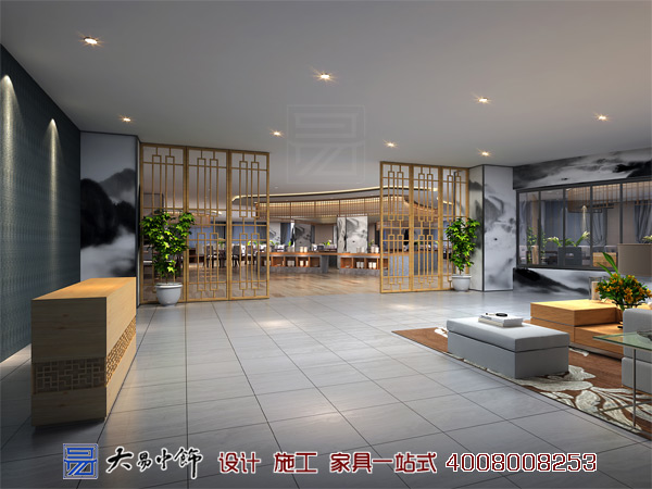 北京國際酒店新中式裝修風格設(shè)計古今藝術(shù)文化的碰撞