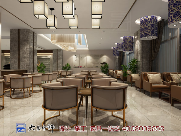 北京國際酒店新中式裝修風格設(shè)計古今藝術(shù)文化的碰撞