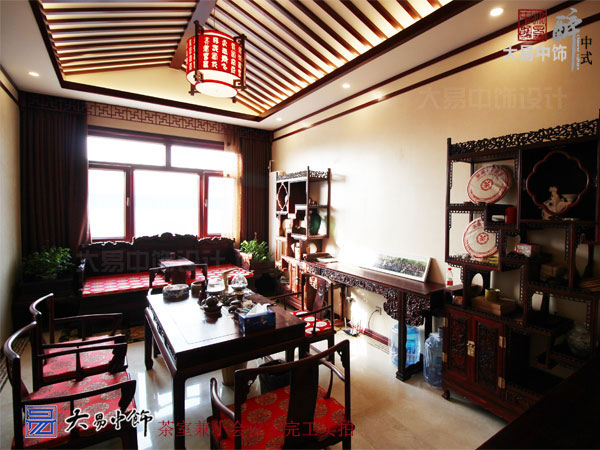 北京順義工業園區藥業集團中式辦公空間裝修設計元素