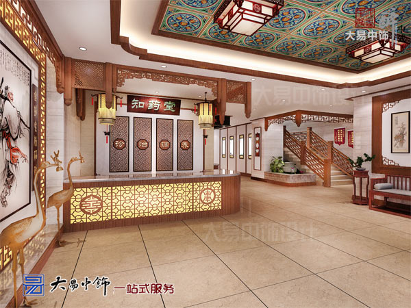 國(guó)醫(yī)館知藥堂裝修設(shè)計(jì) 渲染的傳統(tǒng)中醫(yī)文化
