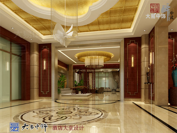 北京蘭帕國際酒店商務(wù)會議廳新中式風格裝修設(shè)計(一)