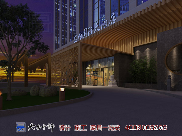 北京蘭帕國際酒店商務(wù)會議廳新中式風格裝修設(shè)計(一)