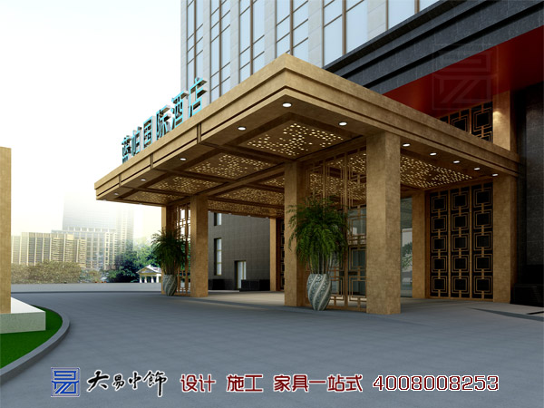 北京蘭帕國際酒店商務(wù)會議廳新中式風格裝修設(shè)計(一)