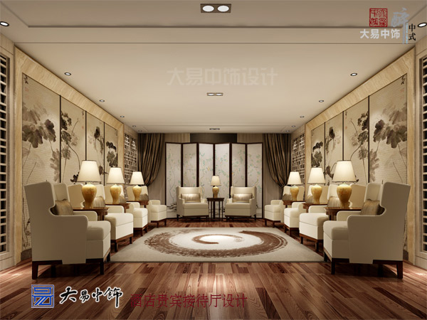 北京蘭帕國際酒店商務(wù)會議廳新中式風格裝修設(shè)計(一)